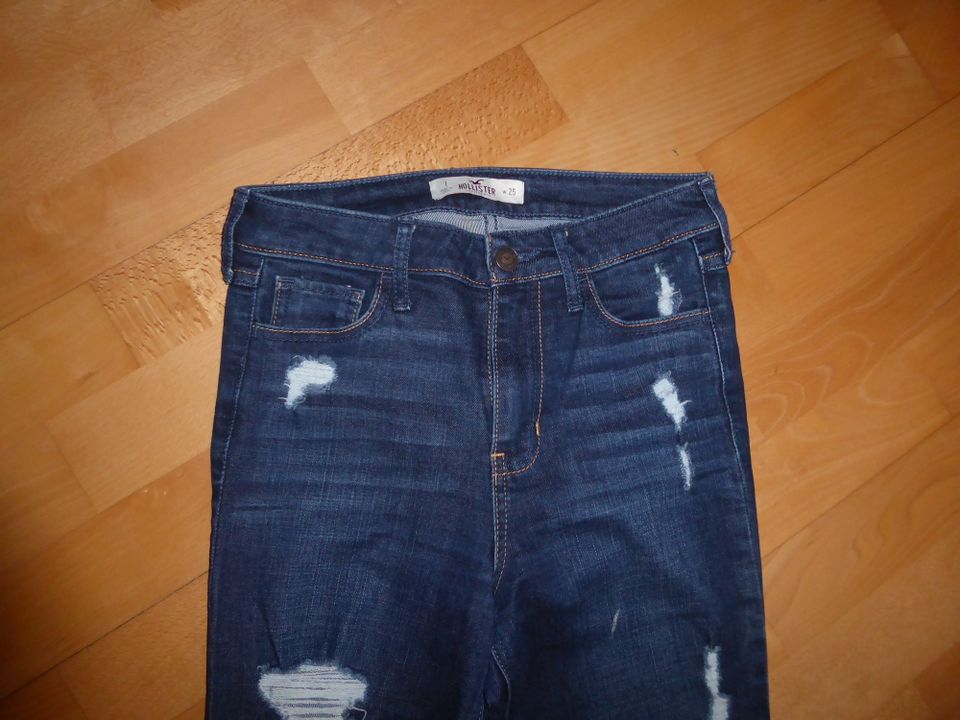 HOLLISTER Destroyed Jeans in Gr. W 25 , WIE NEU! in Adlkofen
