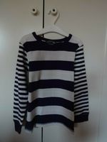 H&M Pullover mit Streifen Lila/Weiß Gr. 110/116 - 2,50€ Niedersachsen - Salzgitter Vorschau