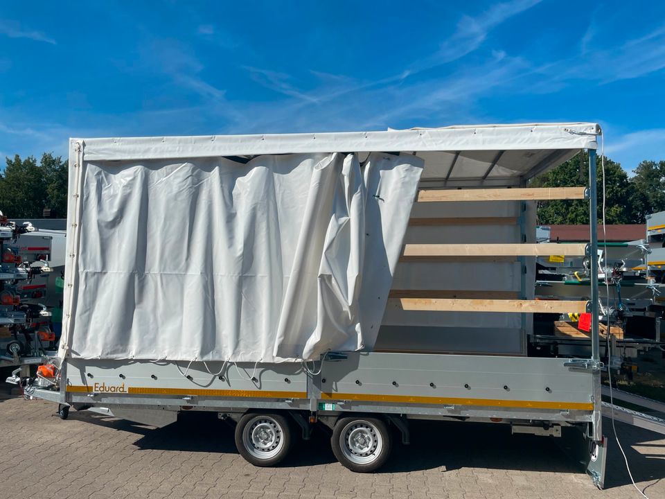 ⭐️ Eduard Auto Transporter 3500 kg 456x200x220 cm Rampen Plane 63 in Schöneiche bei Berlin