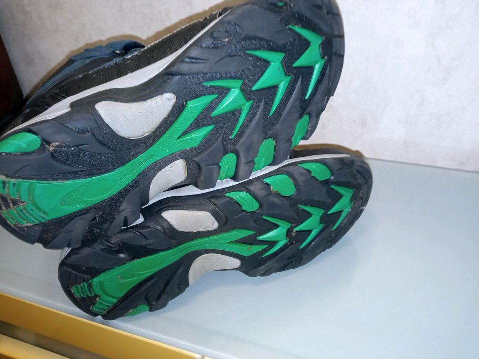 Stiefel hohe Sneakers  lamino wasserdichte Größe 35 blau grün in Siek