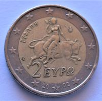 2 Euro Münze 2002 Griechenland Fehlprägung Baden-Württemberg - Spraitbach Vorschau