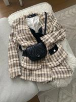 Zara S/36 boucle Set Blazer Skort beige Vahr - Neue Vahr Südost Vorschau