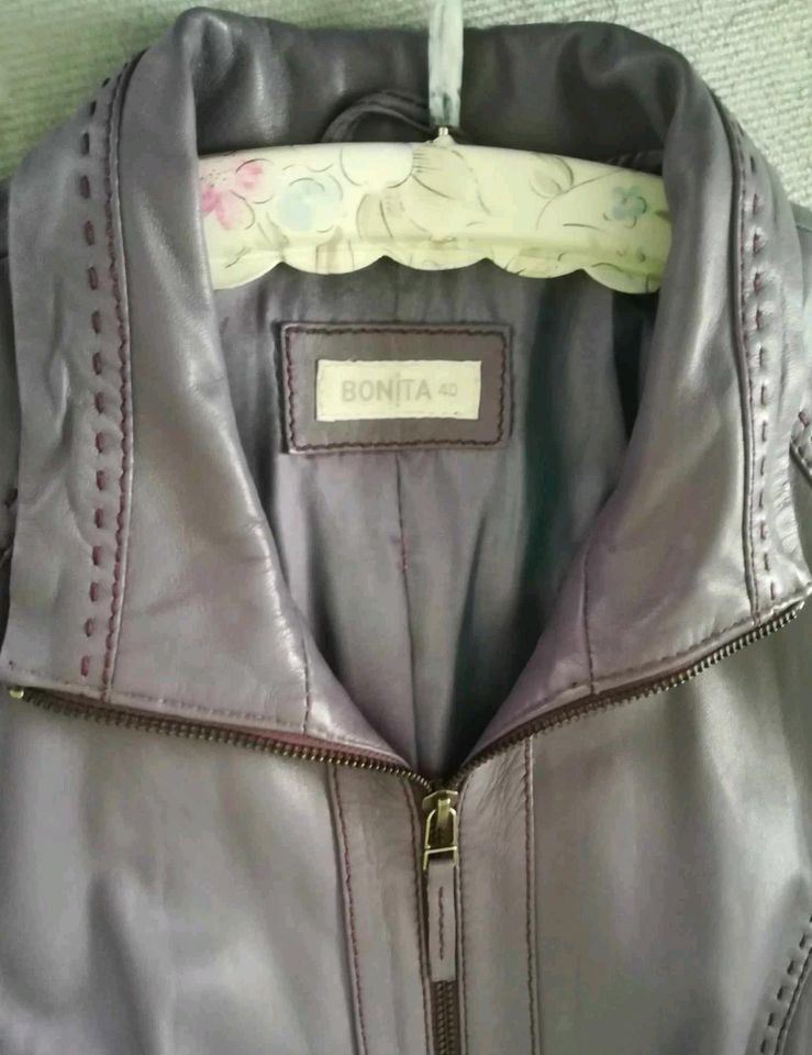 Bonita Lederjacke Gr. 40, wie NEU, Übergangsjacke in Netzschkau