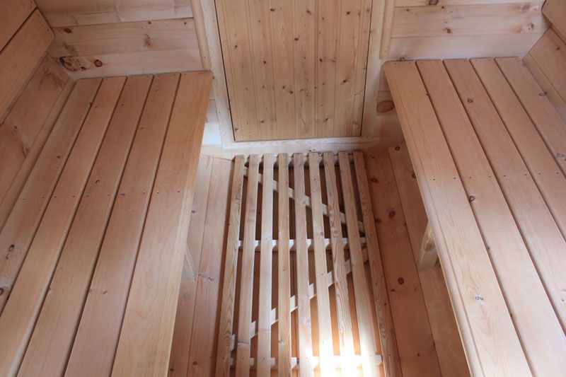 Sauna Fass-Sauna aus Sibirische Zeder Ø220x300cm Holz- oder Elektro-Ofen Fasssauna in Essen