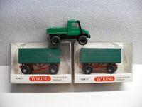 Wiking Unimog U140 mit 2 Landwirtschaftl. Anhänger 1:87 Hessen - Niederaula Vorschau