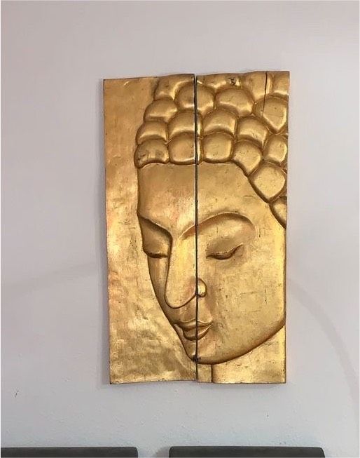 Bild Siddhartha (Buddha) Ebenholz Blattgold in Rümmingen