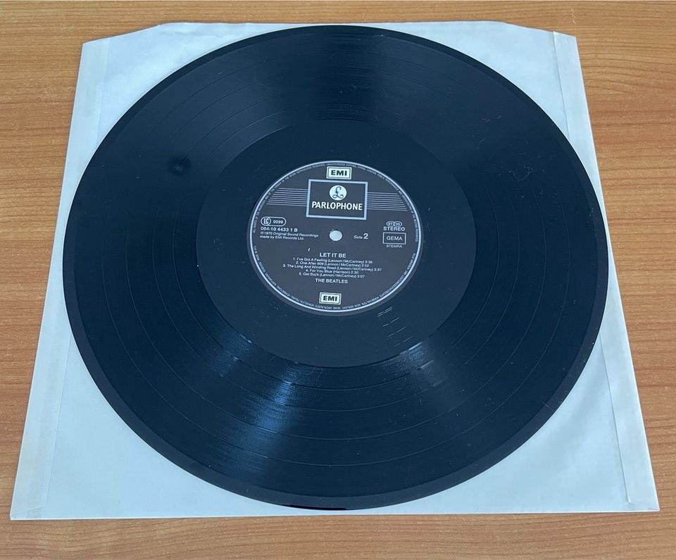 Schallplatte Vinyl LP The Beatles - Let It Be in Panketal
