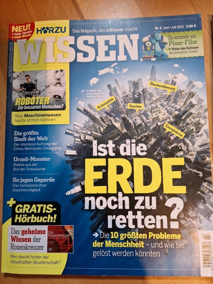 2x Hörzu Wissen - Zeitschriften (3/2013 + 4/2014) in Würselen