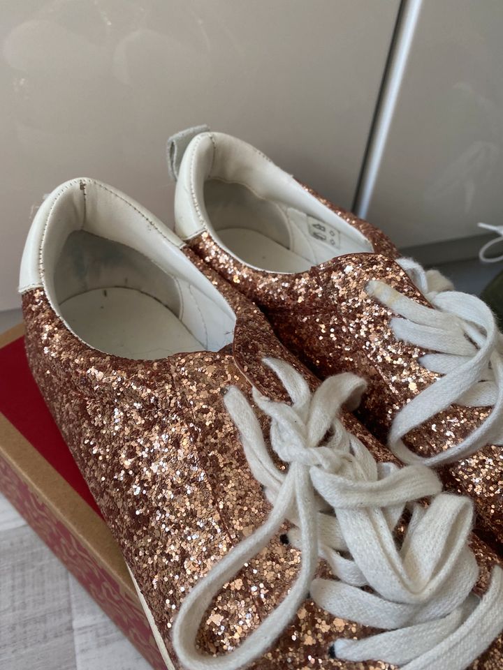 Esprit Schuhe Glitzer Gold in Lengerich