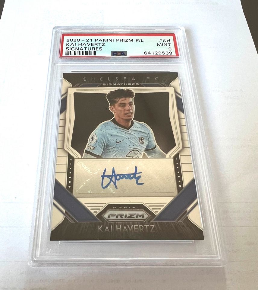 Panini Prizm Premier League Kai Havertz Auto PSA9 in Euskirchen