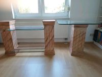 TV/Phono Rack/Fernsehtisch und Couch Tisch,  Unikat, Glas/Holz Niedersachsen - Burgdorf Vorschau