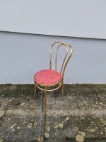 Alter goldfb. Vintage Thonet? Messing Stuhl Kaffeehausstuhl Saarland - Quierschied Vorschau