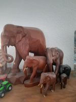 Teakholz Elefanten eine ganze Sammlung Nordrhein-Westfalen - Bergheim Vorschau