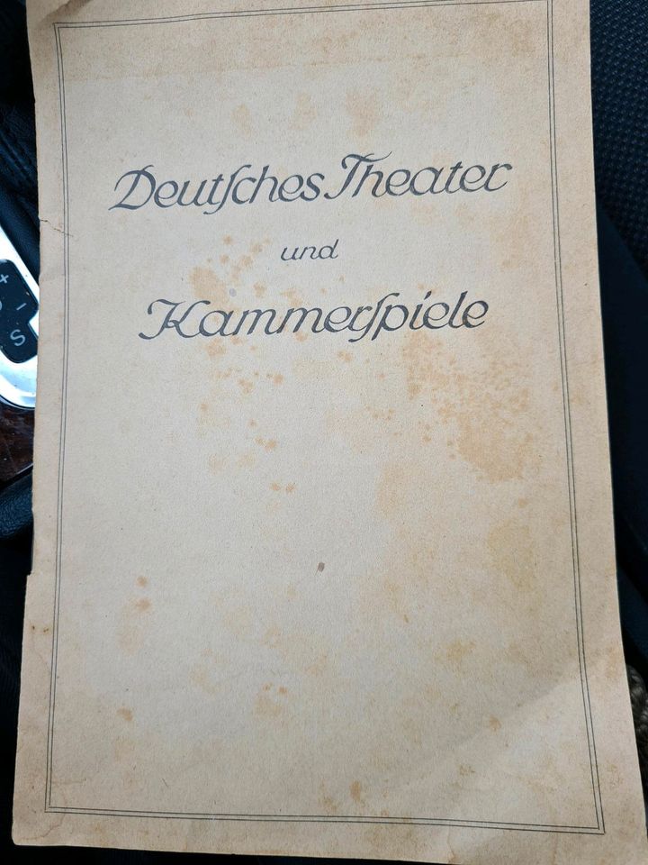 Deutsches Theater und Kammerspiele 1939/40 Heft 2 in Mölln