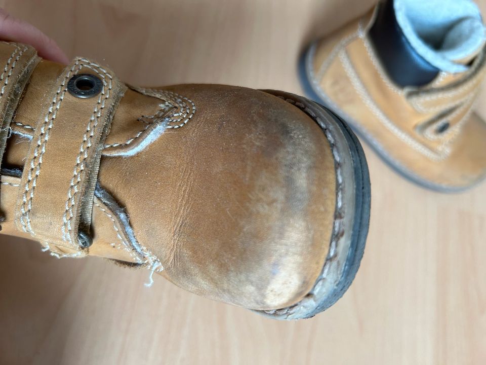 Primigi Leder Boots Stiefel mit Wolle gefüttert 26 in Rimbach