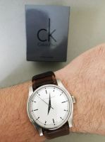 Calvin Klein Uhr Armbanduhr Jeans Watch analog Lederarmband Östliche Vorstadt - Peterswerder Vorschau