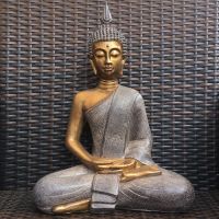 Skulptur Design Esoterik Buddha schwarz/gold 65cm XXL München - Altstadt-Lehel Vorschau