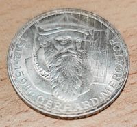 5 Mark Gedenkmünze G. Mercator 1969, 625er Silber Baden-Württemberg - Langenbrettach Vorschau