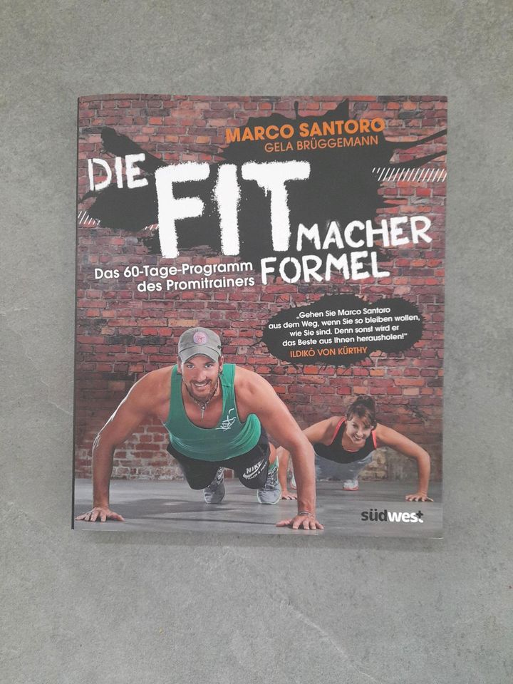 Die Fit Macher Formel Marco Santoro Kochbuch.Fitnessbuch.TOP in Ludwigsburg