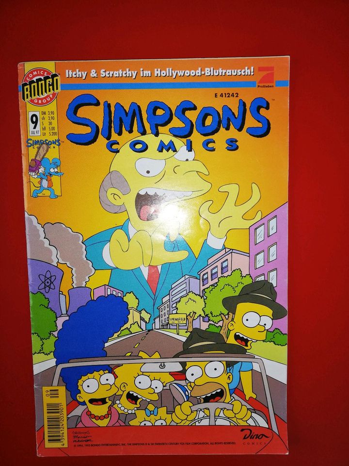 Simpsons Comics - Itchy & Scratchy im Hollywood-Blutrausch! 1997 in Huglfing