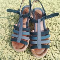 Gabor Sandalen, Leder, blau, Größe 38,5 Hessen - Nidderau Vorschau