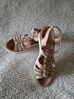 Sandalen Rieker gr. 38 rosa top Zustand Sachsen-Anhalt - Bad Schmiedeberg Vorschau