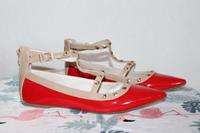 Neue Tamaris Ballerinas rot mit Nieten 39 Hessen - Lahnau Vorschau