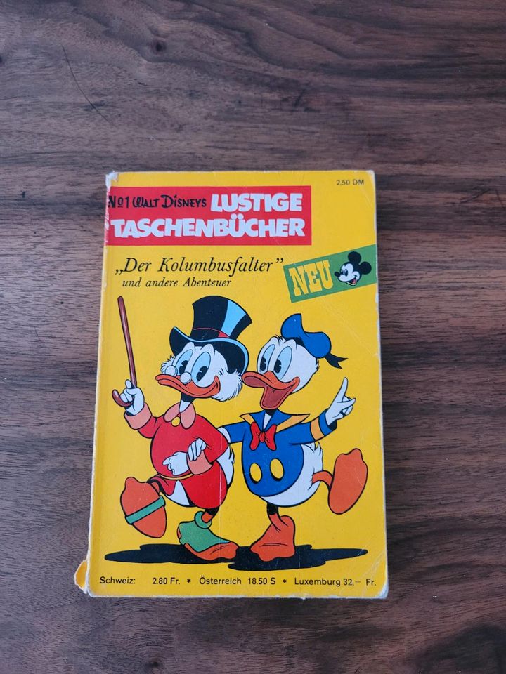 Erstausgabe '67 Lustige Taschenbücher LTB Nr.1 Der Kolumbusfalter in Berlin