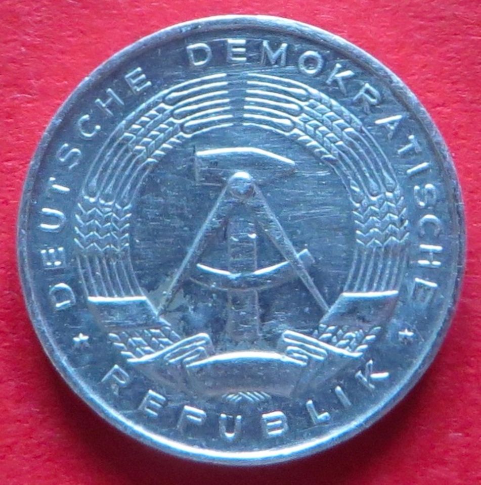 1 Pfennig DDR Münze 1968 A - Aluminium DDR in Reichenbach (Vogtland)