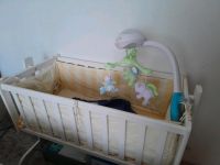 Baby Bett mit Matratze  weiss Hessen - Rüsselsheim Vorschau