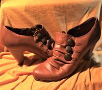 Damen Halbschuhe Braun Gr.40 Absatz 9 cm Graceland Saarland - Ottweiler Vorschau