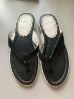 Lands’ End Leder Flip flops Gr. 37, Zehentrenner, Pantolette Bayern - Gablingen Vorschau