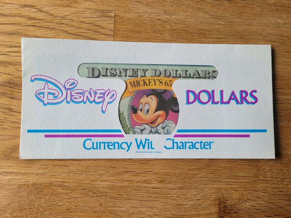 Sammler, "Disney Dollar" (R), unbenutzt, verschlossen, Sammler in Bad Langensalza