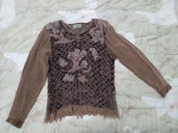 Shirt / Pulli aus Chenille, braun - Mode Positano - hochwertig Stuttgart - Vaihingen Vorschau