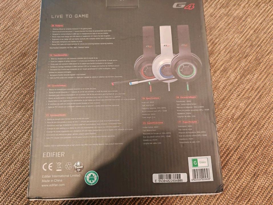 EDIFIER G4 Gaming Headset  Neu original verpackt in Wolfsburg