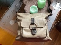 Handtasche aus weichem Leder in grau/taupe Ludwigslust - Landkreis - Hagenow Vorschau