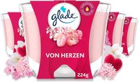 Schöne Große Glade Duftkerze bulgarischer Rose von Herzen OVP Niedersachsen - Wolfsburg Vorschau