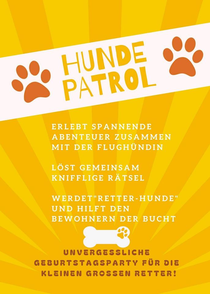 Kindergeburtstag Kinderanimation Paw Patrol Fans in Bonn