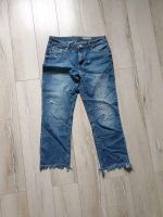 edc Esprit Damen Hose Jeans hell destroyed high cropped W28 L32 Bayern - Bayreuth Vorschau