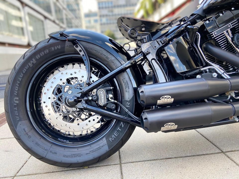 Harley Softail Slim S 110, Bobber Umbau in Sinzheim