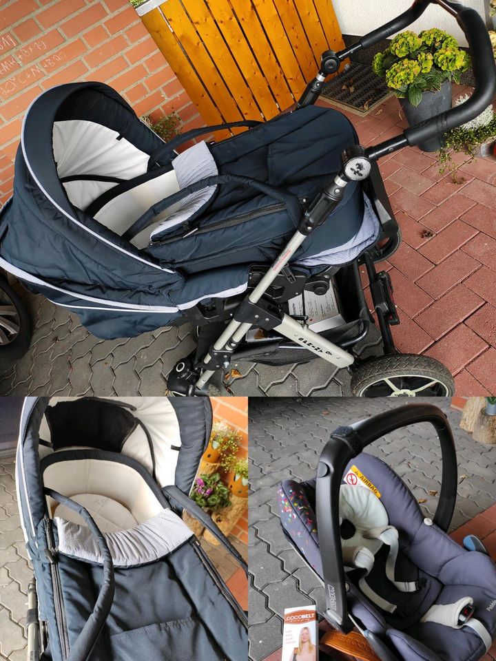 Kinderwagen mit Maxi Cosi in Thuine