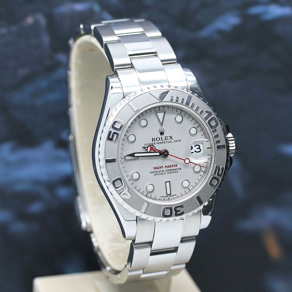 Rolex Yachtmaster Stahl/Platin Ref: 168622 mit Rolex Box + Pap. in Hamburg