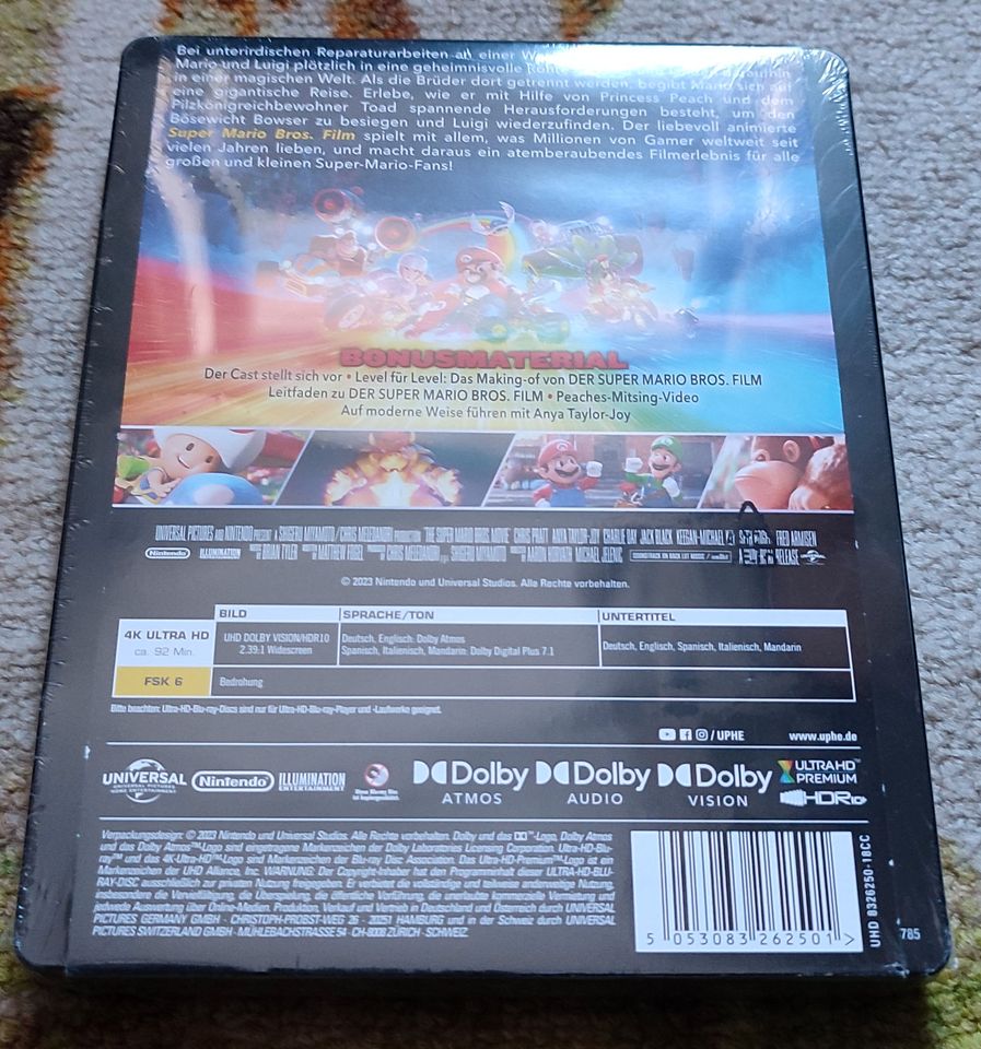 Der Super Mario Bros. Film [4K UHD Steelbook Power-Up-Edition] in Schöntal