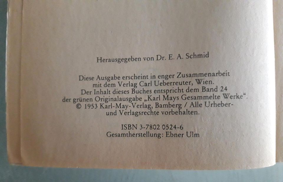 Karl May Taschenbücher 1949-1953 Karl May Verlag Bamberg in Weil am Rhein