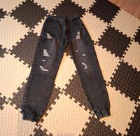 High waist cargo Jeans mit Fransen 36 (S) schwarz, NEU Bayern - Mindelheim Vorschau
