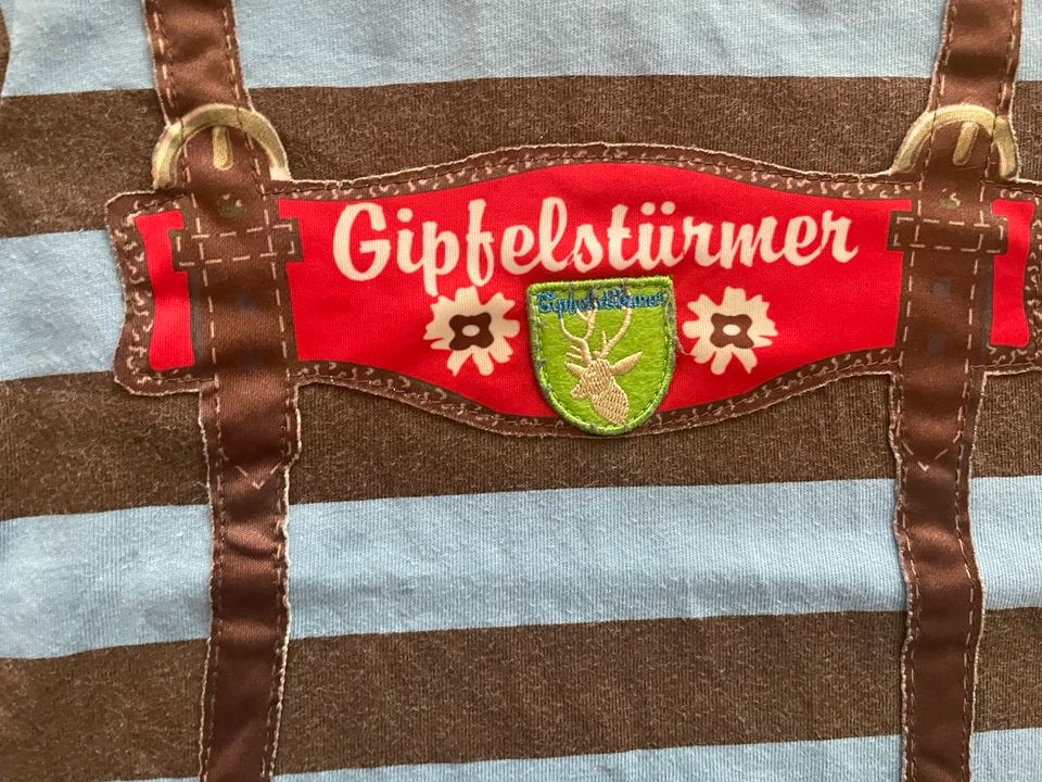 Bondi Gipfelstürmer T-Shirt Oktoberfest Bayern Tracht 92 blau in Düsseldorf