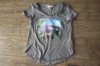Hollister Tshirt Shirt Kurzarm Neu 36 38  Sommershirt unten rund Brandenburg - Neuenhagen Vorschau