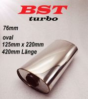 Schalldämpfer oval 76mm 125mm 220mm 420mm VR6 turbo R32 Auspuff Bayern - Todtenweis Vorschau