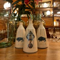 Lautergold Blauer Bison Vodka Flaschen Porzellan Vintage DDR Friedrichshain-Kreuzberg - Kreuzberg Vorschau