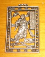 Chinese " General Guan Yu God  " tibet Silver Amulett Berlin - Reinickendorf Vorschau